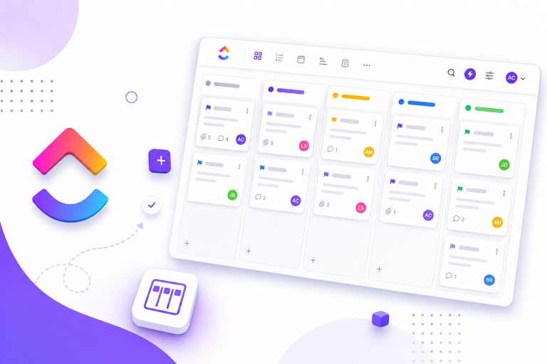 ClickUp para Kanban: como organizar o fluxo do time